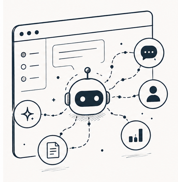 Agents and automation, woven into the systems you already run.